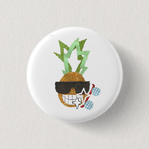 Badge Rond 2,50 Cm Insigne frais d'ananas