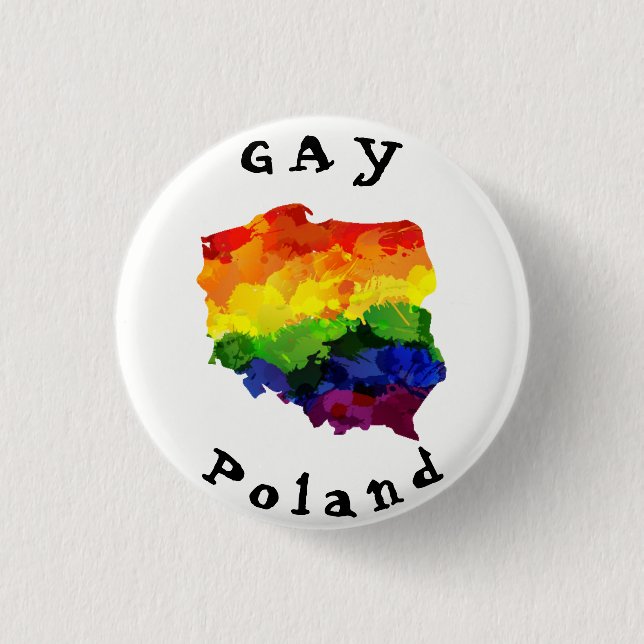 Badge Rond 2,50 Cm Insigne GAI de la Pologne (Devant)