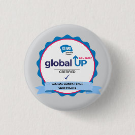 Badge Rond 2,50 Cm Insigne Global Up Educator