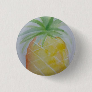 Badge Rond 2,50 Cm Insigne pour aquarelle d'ananas
