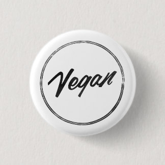Badge Rond 2,50 Cm Insigne VÉGÉTALIEN de Pin
