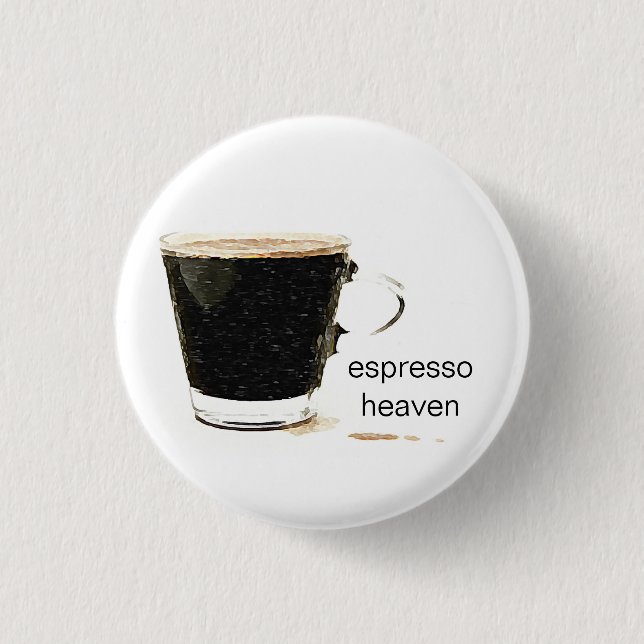 Badge Rond 2,50 Cm Insignes de ciel de café express (Devant)
