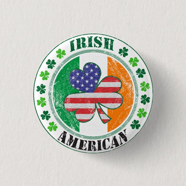 Badge Rond 2,50 Cm irlandais (Devant)