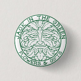 Badge Rond 2,50 Cm Jack dans le bouton vert