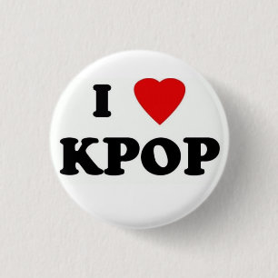 Badge Rond 2,50 Cm j'ai broché love kpop