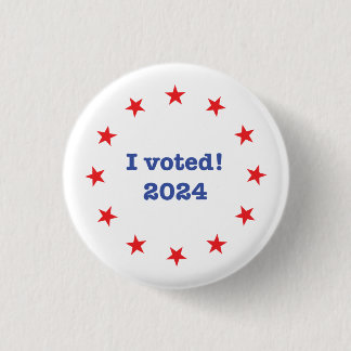 Badge Rond 2,50 Cm J'ai voté ! 2024