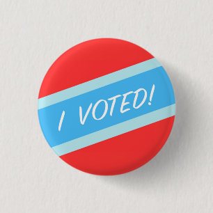 Badge Rond 2,50 Cm J'ai voté le bouton