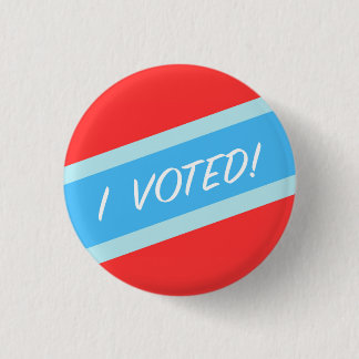 Badge Rond 2,50 Cm J'ai voté le bouton