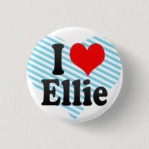Badge Rond 2,50 Cm J'aime Ellie