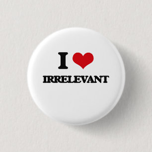 Badge Rond 2,50 Cm J'aime inutile