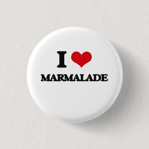 Badge Rond 2,50 Cm J'aime la confiture d'oranges