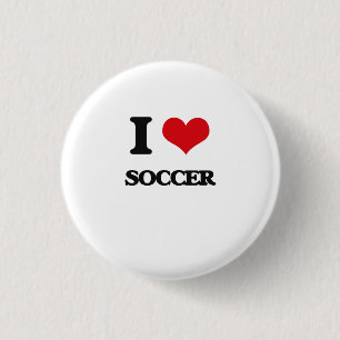 Badge Rond 2,50 Cm J'aime le football