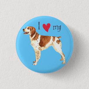Badge Rond 2,50 Cm J'aime ma Bretagne