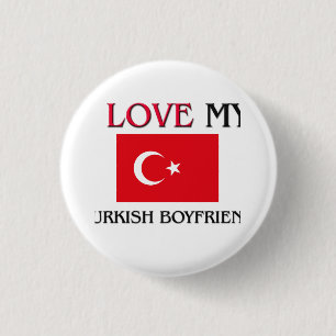 Badge Rond 2,50 Cm J'aime mon ami turc