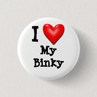 Badge Rond 2,50 Cm J'aime mon Binky