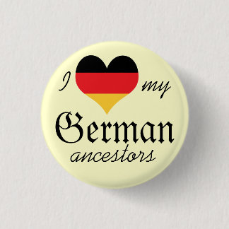 Badge Rond 2,50 Cm J'aime mon bouton allemand d'ancêtres