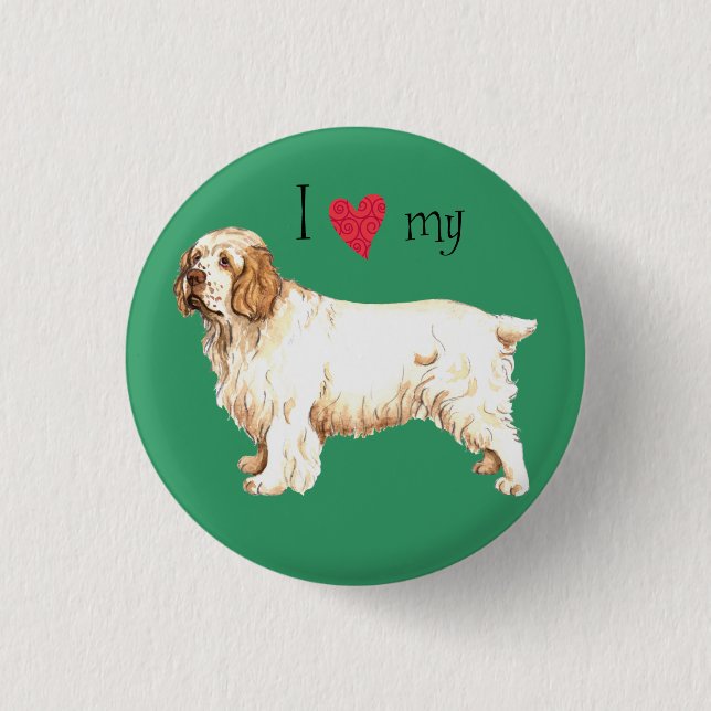 Badge Rond 2,50 Cm J'aime mon espagne de plombier (Devant)