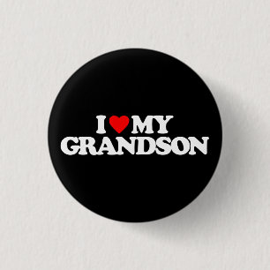 BADGE ROND 2,50 CM J'AIME MON PETIT-FILS