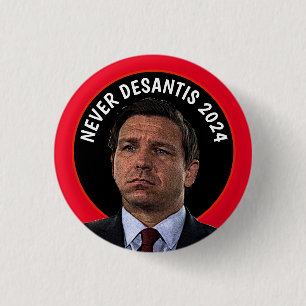 Badge Rond 2,50 Cm Jamais DeSantis 2024