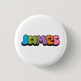 Badge Rond 2,50 Cm James