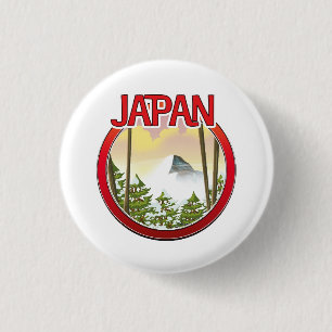 Badge Rond 2,50 Cm Japon