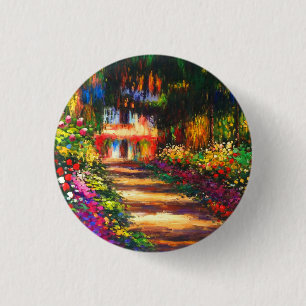 Badge Rond 2,50 Cm Jardin du Monet à Giverny