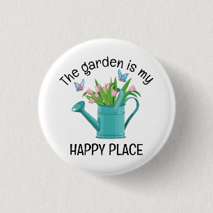 Badge Rond 2,50 Cm Jardinage de canne d'eau