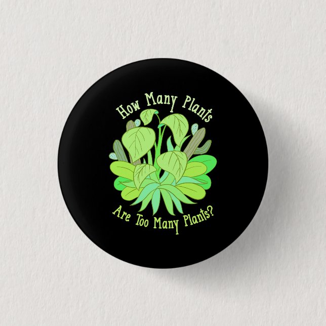 Badge Rond 2,50 Cm Jardinage Plante Lover Cadeaux (Devant)