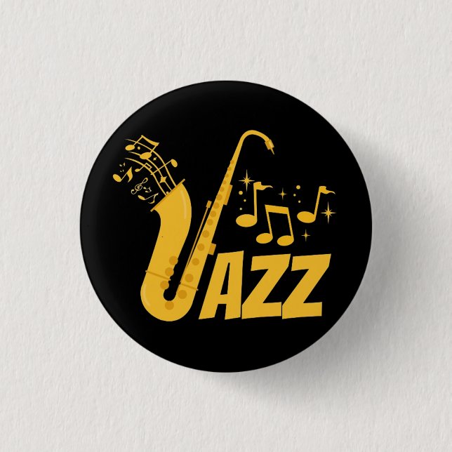 Badge Rond 2,50 Cm Jazz (Devant)