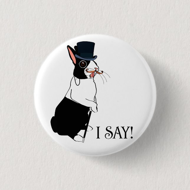 BADGE ROND 2,50 CM JE DIS (Devant)