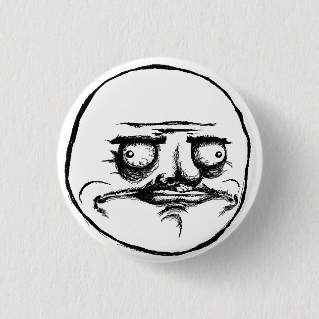 BADGE ROND 2,50 CM JE GUSTA MEME (Devant)