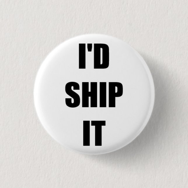 Badge Rond 2,50 Cm Je l'embarquerais (Devant)