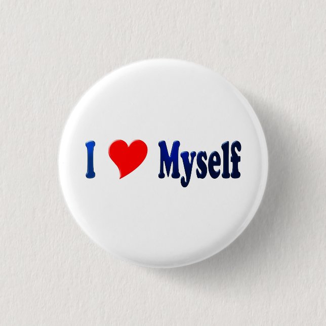 Badge Rond 2,50 Cm Je m'aime (Devant)