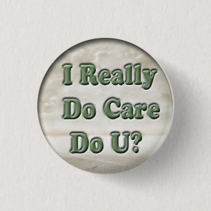 Badge Rond 2,50 Cm Je m'inquiète vraiment vous fais ?  Bouton