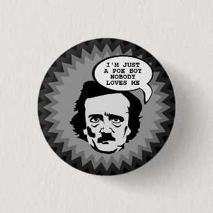 Badge Rond 2,50 Cm Je ne suis qu'un poe