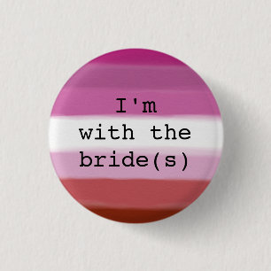 Badge Rond 2,50 Cm Je suis avec le drapeau de fierté de