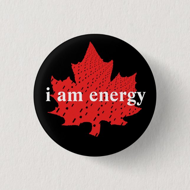 Badge Rond 2,50 Cm je suis énergie (Devant)