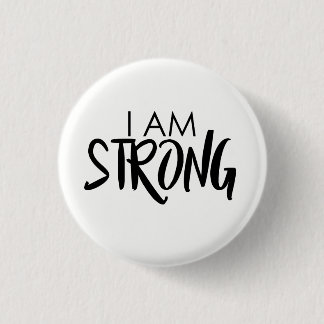 Badge Rond 2,50 Cm Je suis fort 2