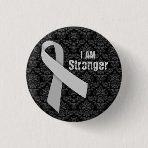Badge Rond 2,50 Cm Je suis plus fort que MS