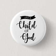 Je suis un enfant de bouton de Dieu