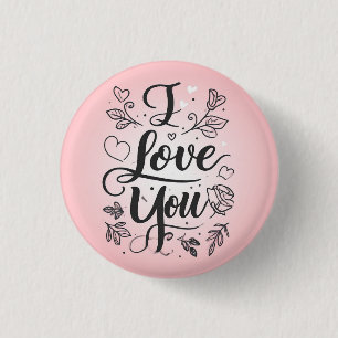 Badge Rond 2,50 Cm Je t'aime