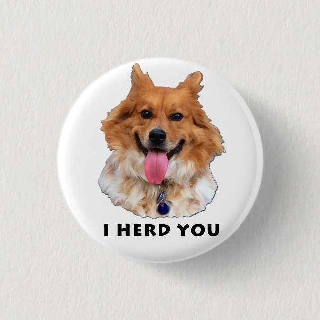 BADGE ROND 2,50 CM JE VOUS VIS EN TROUPE (Devant)