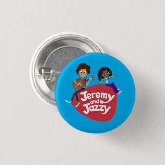 Badge Rond 2,50 Cm Jeremy et Jazzy Button