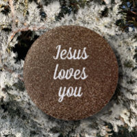 Jesus Love You Personnaliser Faux Parties scintill