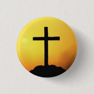 Badge Rond 2,50 Cm Jésus m'aime bouton