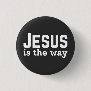 Badge Rond 2,50 Cm Jésus sauve