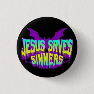 Badge Rond 2,50 Cm Jésus Sauve les Goths Bouton
