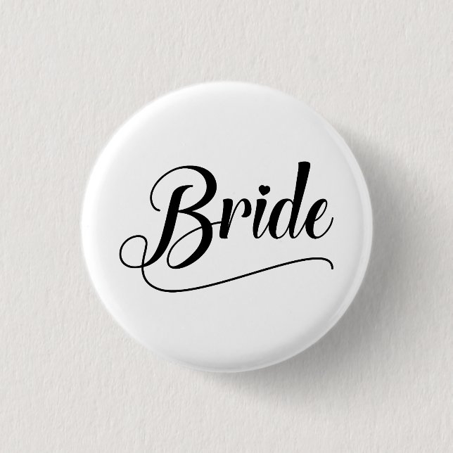 Badge Rond 2,50 Cm Jeune mariée (Devant)