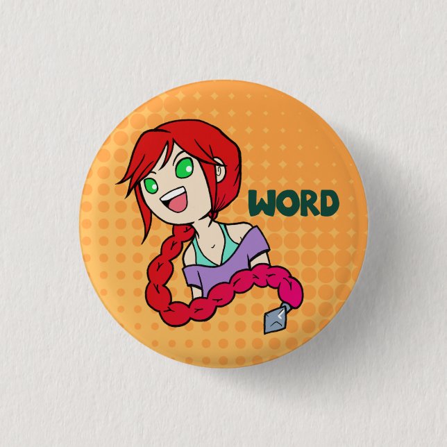 Badge Rond 2,50 Cm Jez Button (Devant)