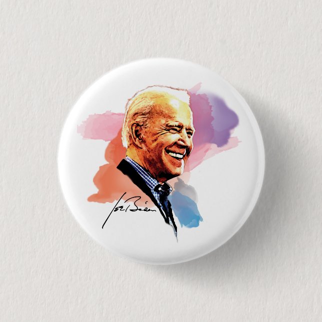 Badge Rond 2,50 Cm Joe Biden - Kamala Harris 2020 (Devant)